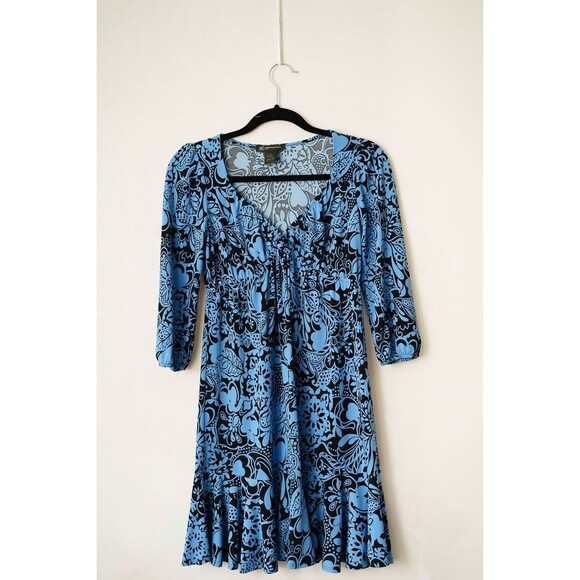 INC International concepts Petite blue dress SP casual event - Picture 1 of 6